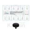 Imagen de Surtido 24 coronas negras sumergibles grandes dimensiones con cuello R90