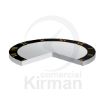 Imagen de Cristal mineral plano con bisel negro Ø 32.5 mm