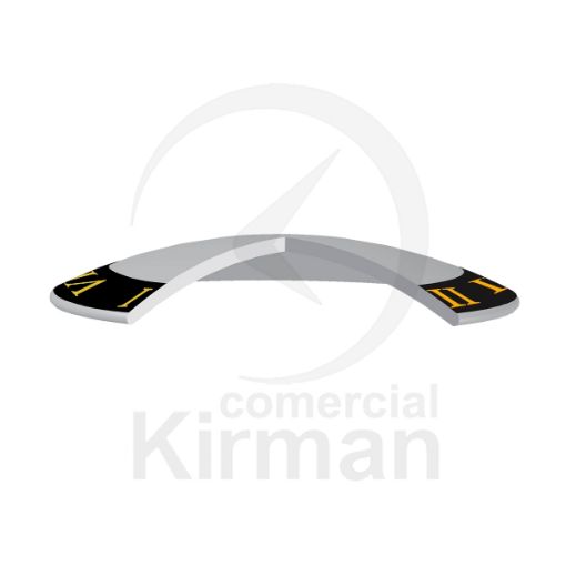 Imagen de Cristal mineral bombé con bisel negro Ø 27.0 mm