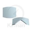 Imagen de Crístal zafiro rectangular bombé Frankm 0.8 mm grosor