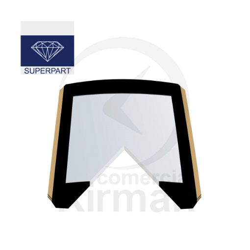 Imagen de Cristal zafiro cuadrado bombé Rad 1.20 mm grosor