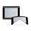 Imagen de Cristal zafiro rectangular bombé Rad 1.00 mm grosor