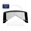 Imagen de Cristal zafiro rectangular bombé Rad 1.20 mm grosor  2.60 mm altura