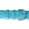 Imagen de Correa de piel de color celeste de 18 mm