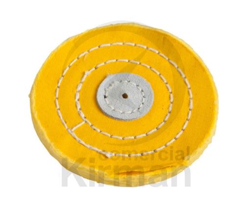 Imagen de DIscos de algodón amarillo