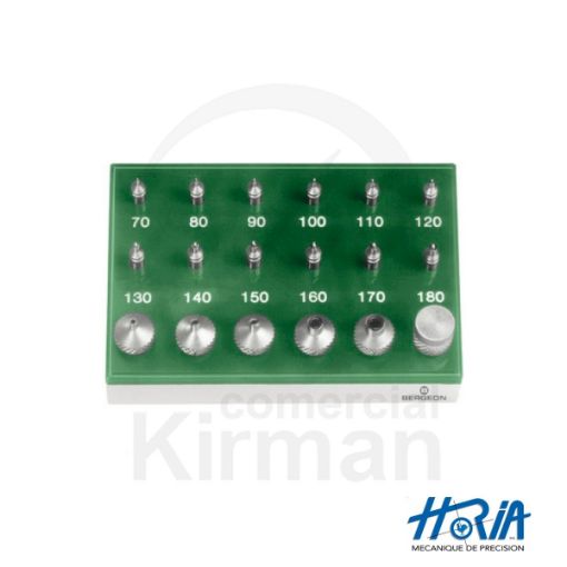 Imagen de Surtido para prensa Horia Nº3 para husillo 3 mm - 5374-B
