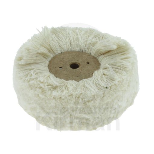 Imagen de Disco de borrego de algodón blanco de Ø 80 mm.