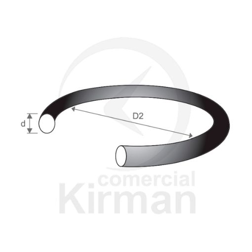Imagen de Junta D2 15.0 mm. d 1.0 mm.