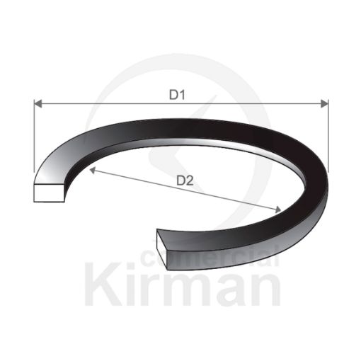 Imagen de D2 29.00 mm. D1 30.50 mm. d 0.5 mm.