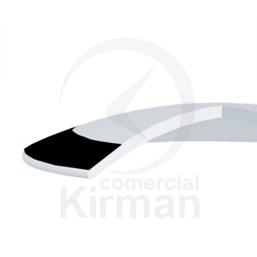 Imagen de CRISTAL MINERAL BOMBÉ CON BISEL NEGRO Ø 31.5 MM