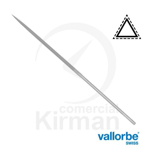 Imagen de Limatón Vallorbe triangular - Picado 0 basto L: 180 mm - LA2407-180-0