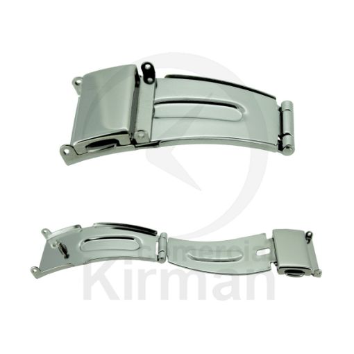 Imagen de Cierre de acero para armis con pulsador fijación 17 mm. cierre 18 mm