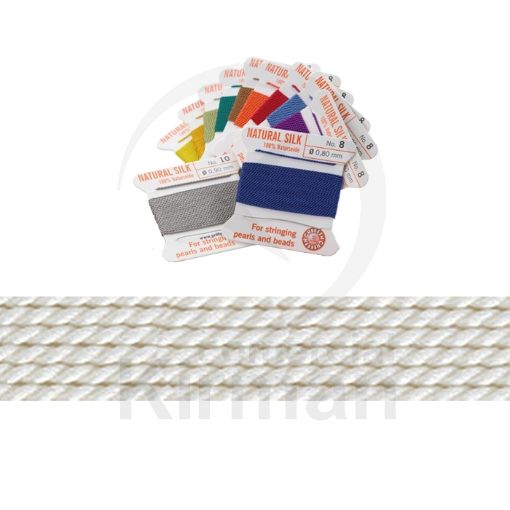 Imagen de Hilo de seda 100% natural blanco
