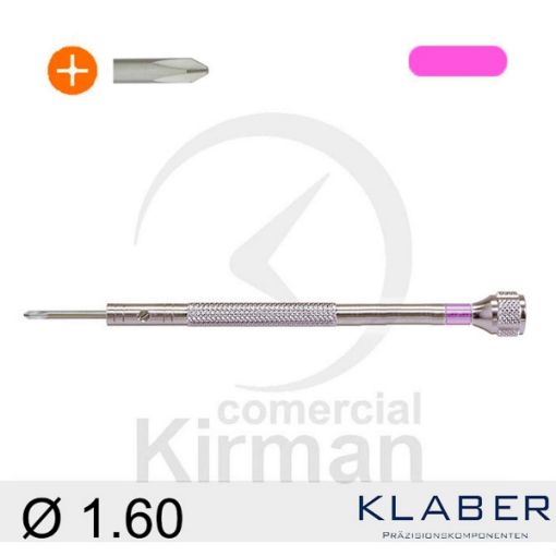 Imagen de Destornillador Klaber de punta philips de 1.60 mm