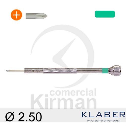 Imagen de Destornillador Klaber de punta philips de 2.50 mm