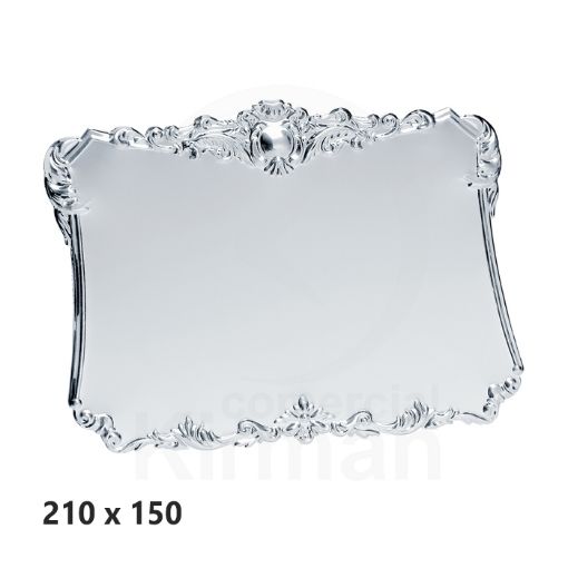 Imagen de Placa aluminio brillo Windsor 210x150