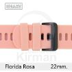 Imagen de CORREA SMART SILICONA ROSA FLORIDA 22MM