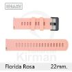 Imagen de CORREA SMART SILICONA ROSA FLORIDA 22MM