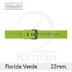 Imagen de CORREA SMART SILICONA VERDE FLORIDA 22MM