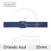 Imagen de CORREA SMART SILICONA AZUL ORLANDO 20MM