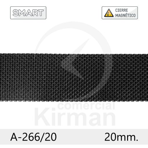 Imagen de Armi Smart negro IPG recto 20mm. 210mm.