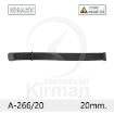 Imagen de Armi Smart negro IPG recto 20mm. 210mm.