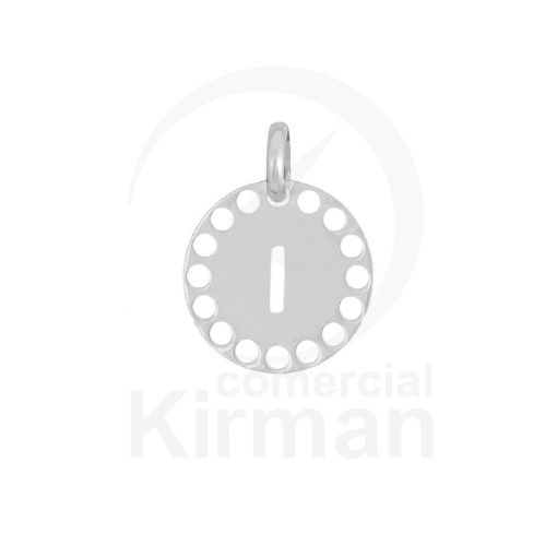 Imagen de Colgante troquelado letra I 14.0mm -  Plata 925