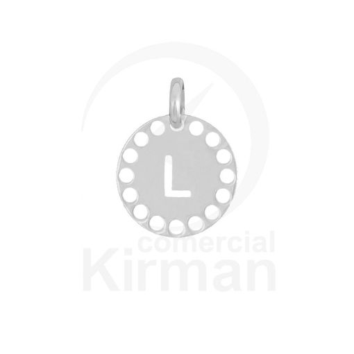 Imagen de Colgante troquelado letra L 14.0mm -  Plata 925