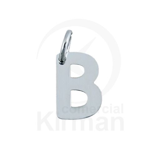 Imagen de COLGANTE LETRA B - 5.2 x 8 MM - PLATA 925