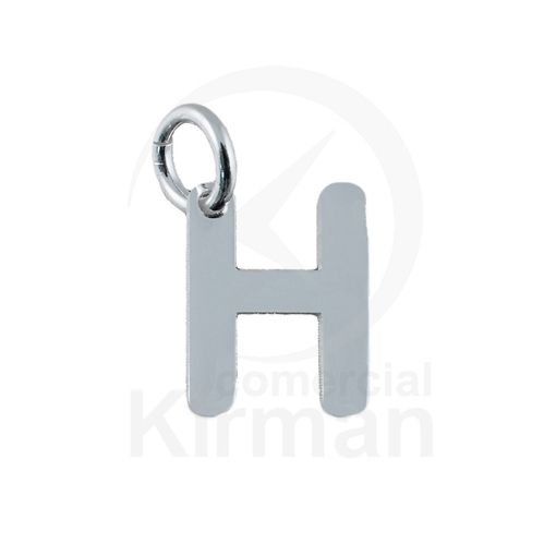 Imagen de COLGANTE LETRA H - 5.8 x 8 MM - PLATA 925