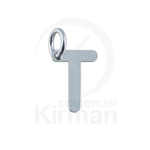 Imagen de COLGANTE LETRA T - 6 x 8 MM - PLATA 925