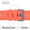 Imagen de CORREA SMART SILICONA CORAL FLORIDA 22MM