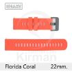Imagen de CORREA SMART SILICONA CORAL FLORIDA 22MM