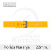 Imagen de CORREA SMART SILICONA NARANJA FLORIDA 22MM