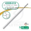 Imagen de Pack 2 Brocas Carburo de tungsteno 2 labios (4203S) Ø: 1.0mm y  L:12 mm