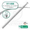 Imagen de PACK 6 FRESAS HUECAS DE ACERO (441) Ø0.8mm