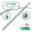 Imagen de PACK 6 FRESAS HUECAS TWINCUT DE ACERO (411T) Ø:0.8mm