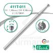 Imagen de PACK 6 FRESAS HUECAS TWINCUT DE ACERO (411T) Ø:1.1mm