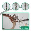 Imagen de PACK 6 FRESAS HUECAS TWINCUT DE ACERO (411T) Ø:1.5mm