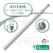 Imagen de PACK 6 FRESAS HUECAS TWINCUT DE ACERO (411T) Ø:1.5mm