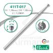 Imagen de PACK 6 FRESAS HUECAS TWINCUT DE ACERO (411T) Ø:1.7mm