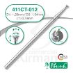 Imagen de Pack 6 Fresas huecas Twincut Cónicas de acero (411CT)  Ø:1.2mm