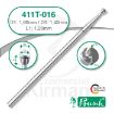 Imagen de PACK 6 FRESAS HUECAS TWINCUT DE ACERO (411T) Ø:1.6mm