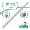 Imagen de PACK 6 FRESAS HUECAS TWINCUT DE ACERO (411T) Ø:1.9mm