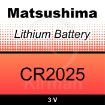 Imagen de Batería de litio MATSUSHIMA CR2025