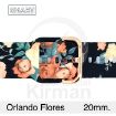 Imagen de CORREA Silicona estampada ORLANDO FLORES - 20MM