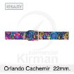 Imagen de CORREA Silicona estampada ORLANDO CACHEMIR - 22MM