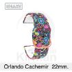 Imagen de CORREA Silicona estampada ORLANDO CACHEMIR - 22MM