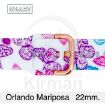 Imagen de CORREA Silicona estampada ORLANDO MARIPOSA - 22MM