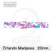 Imagen de CORREA Silicona estampada ORLANDO MARIPOSA - 22MM